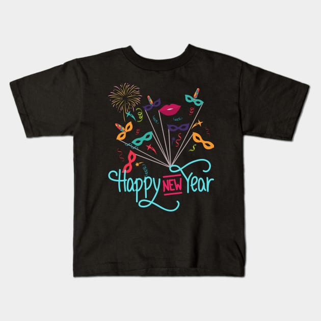 happy new year 2020 Kids T-Shirt by rayanammmar